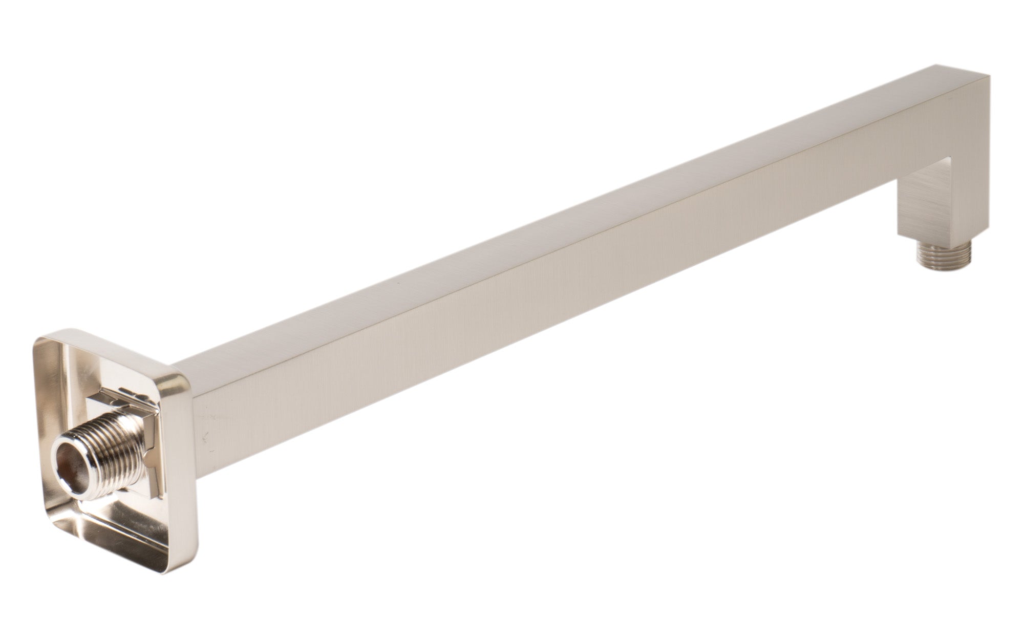 ALFI Brand - Brushed Nickel 16" Square Wall Shower Arm | ABSA16S-BN ALFI Brand - Brushed Nickel 16" Square Wall Shower Arm | ABSA16S-BN