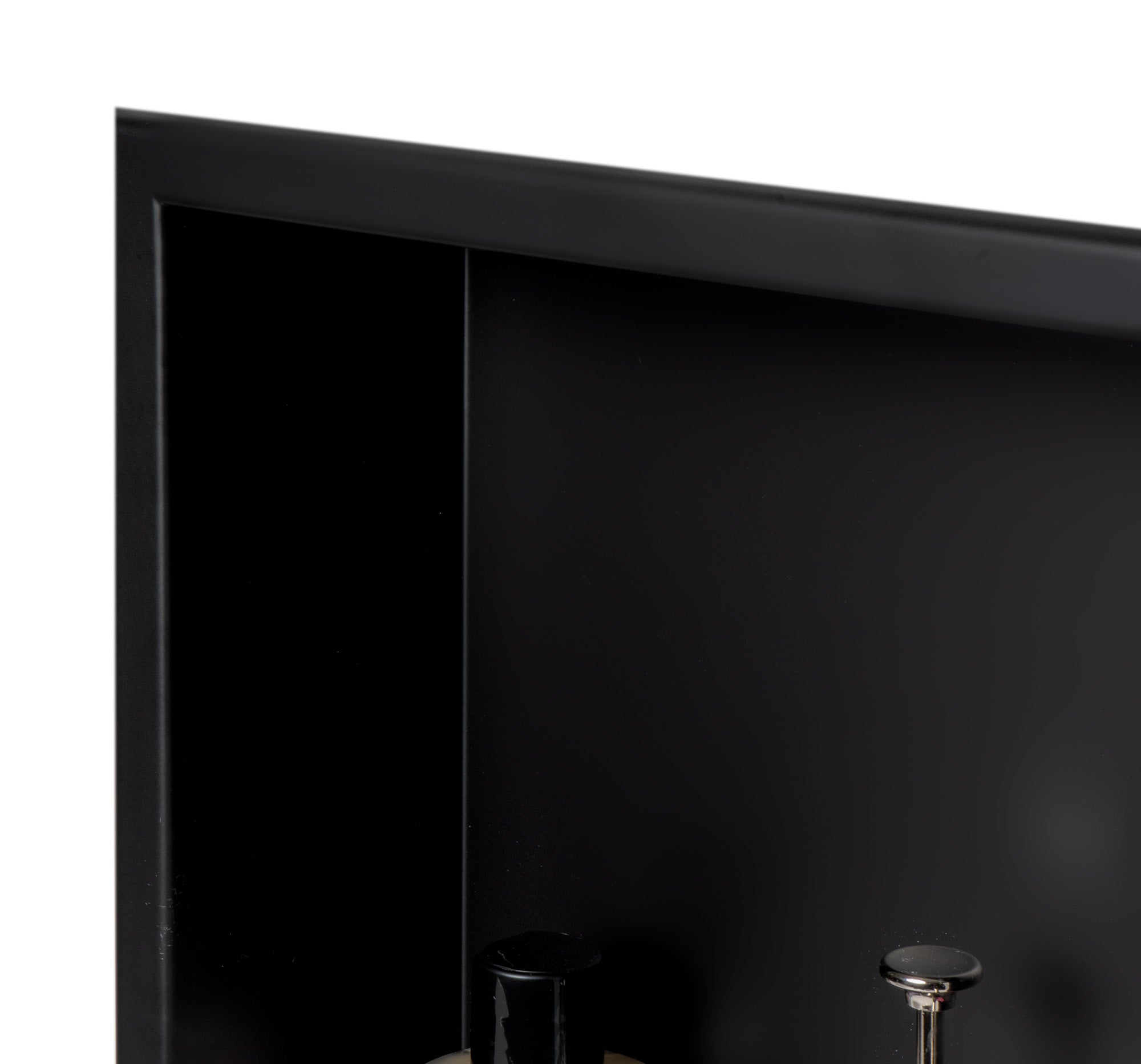 ALFI Brand - 16" x 16" Black Matte Stainless Steel Square Single Shelf Bath Shower Niche | ABNC1616-BLA ALFI Brand - 16" x 16" Black Matte Stainless Steel Square Single Shelf Bath Shower Niche | ABNC1616-BLA