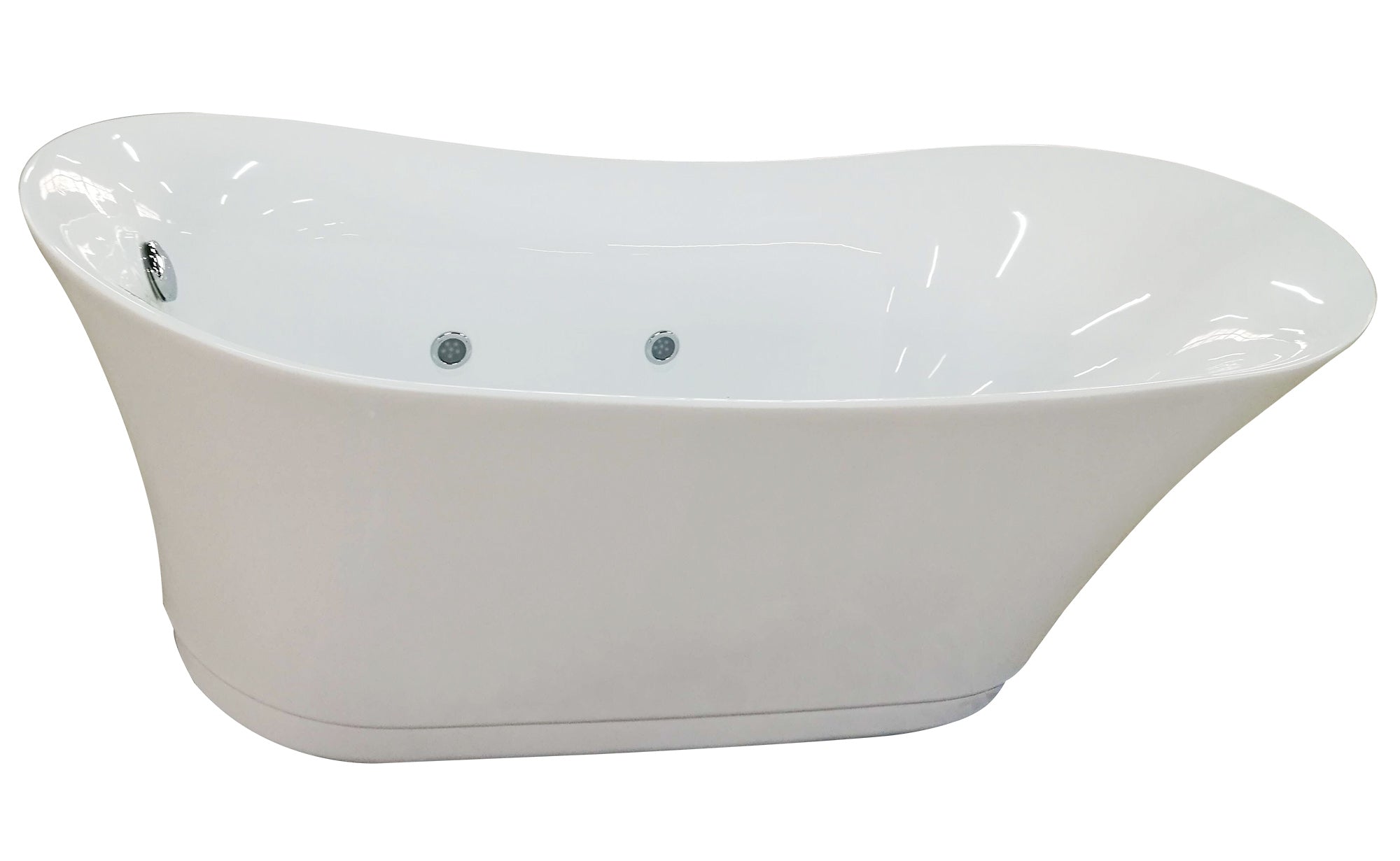 EAGO - 6 Foot White Free Standing Air Bubble Bathtub | AM2140 EAGO - 6 Foot White Free Standing Air Bubble Bathtub | AM2140