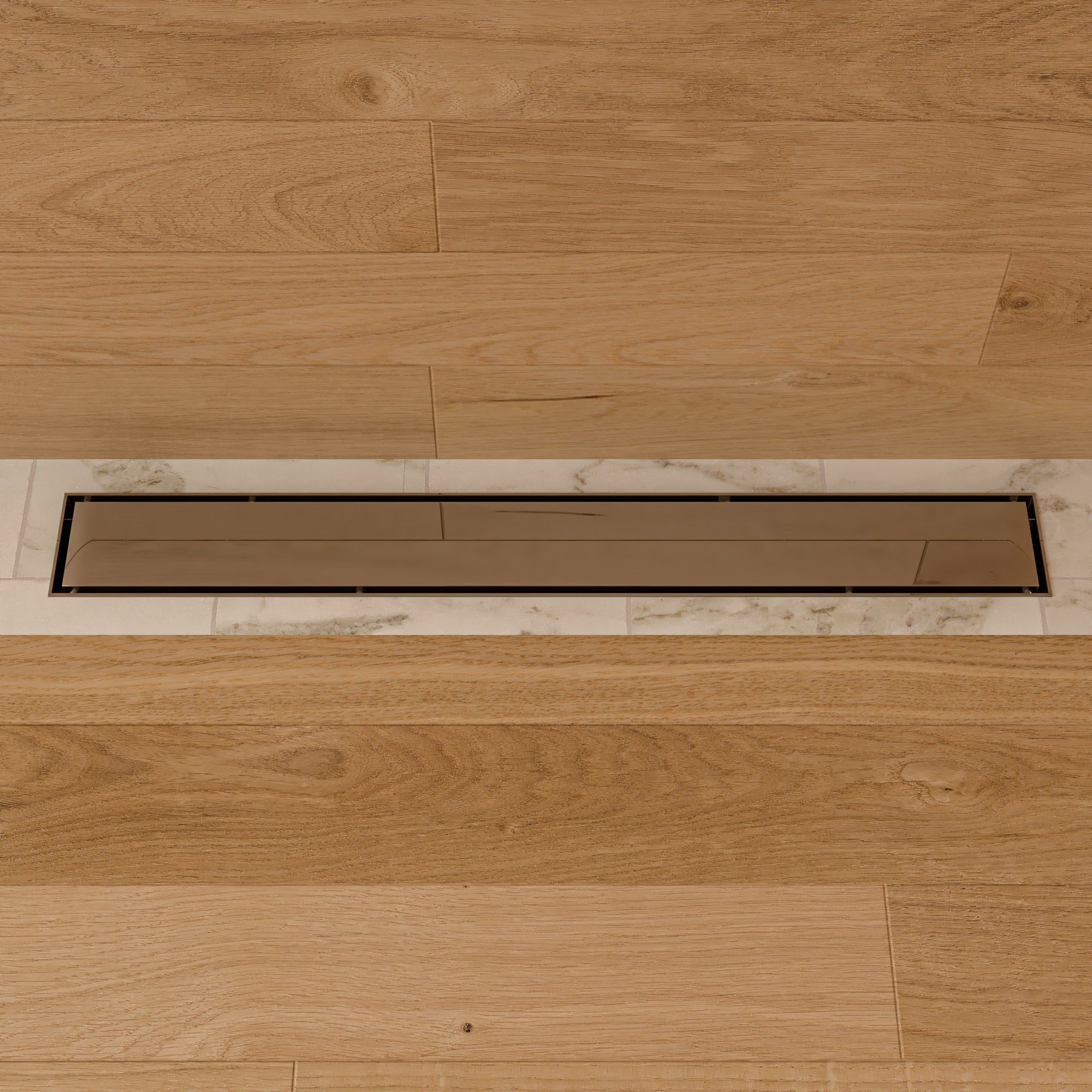 ALFI Brand - 24" Modern Polished Stainless Steel Linear Shower Drain with Solid Cover | ABLD24B-PSS ALFI Brand - 24" Modern Polished Stainless Steel Linear Shower Drain with Solid Cover | ABLD24B-PSS
