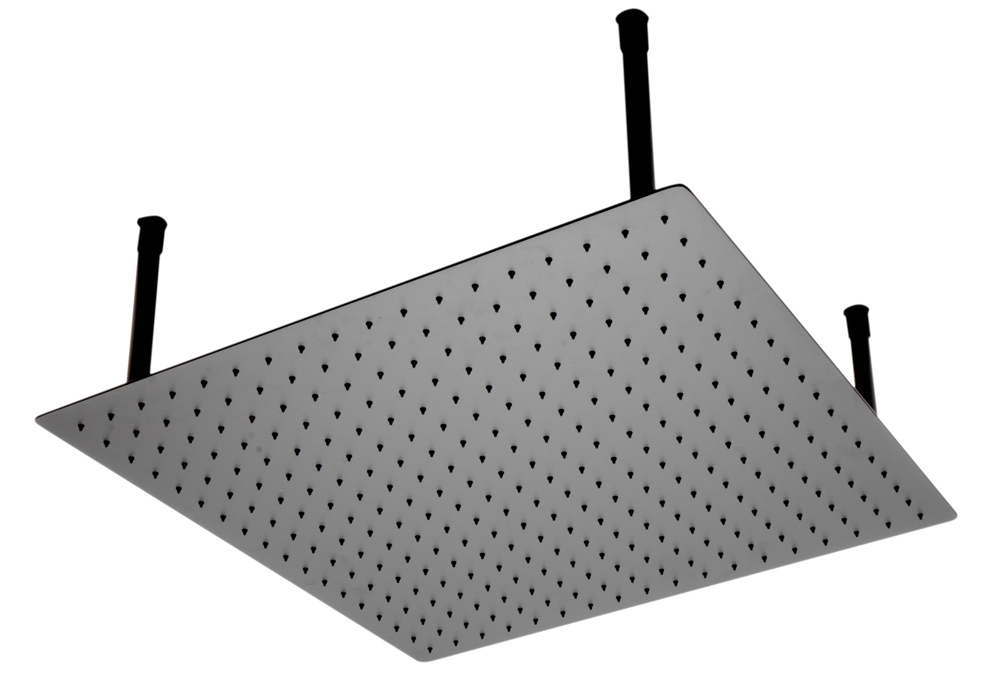 ALFI Brand - Matte Black Stainless Steel 24" Square Ultra-Thin Rain Shower Head | RAIN24S-BM ALFI Brand - Matte Black Stainless Steel 24" Square Ultra-Thin Rain Shower Head | RAIN24S-BM