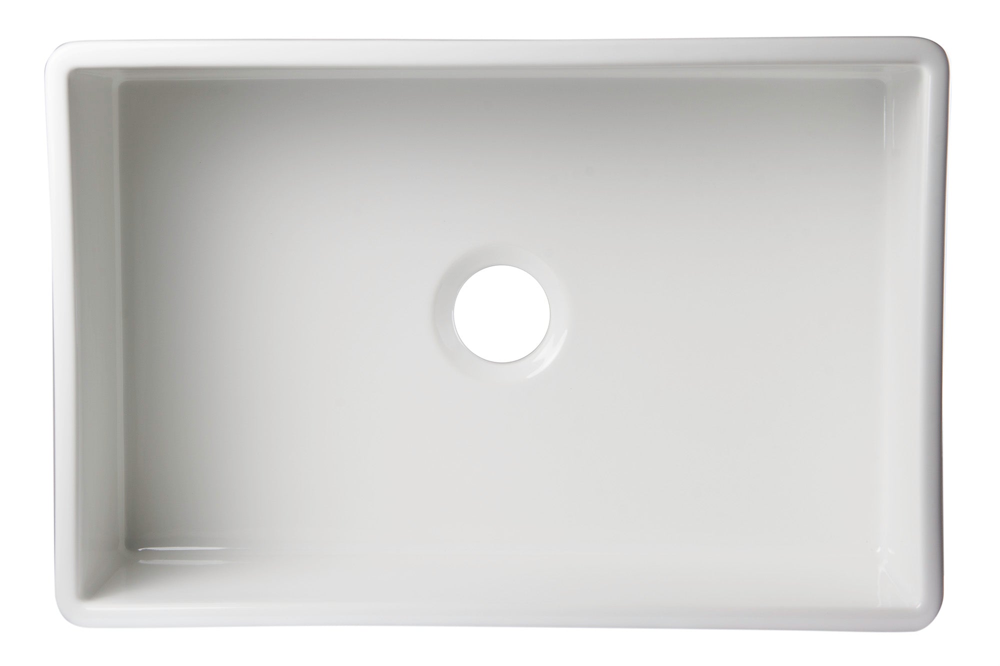 ALFI Brand - White 30" Decorative Lip Apron Single Bowl Fireclay Farmhouse Kitchen Sink | AB511-W ALFI Brand - White 30" Decorative Lip Apron Single Bowl Fireclay Farmhouse Kitchen Sink | AB511-W