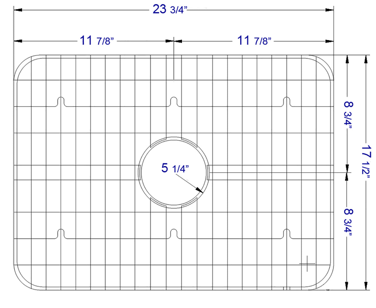 ALFI Brand - Solid Stainless Steel Kitchen Sink Grid | GR505 ALFI Brand - Solid Stainless Steel Kitchen Sink Grid | GR505