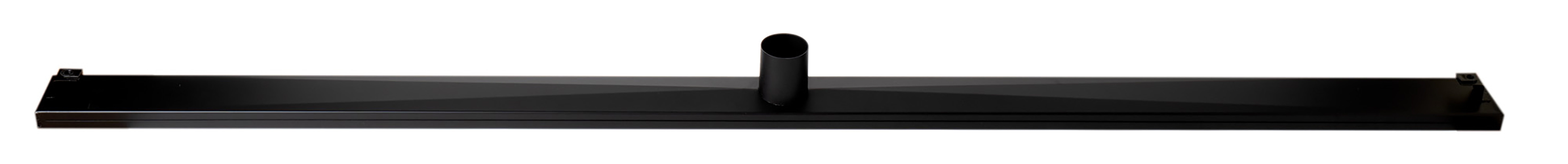 ALFI Brand - 59" Black Matte Stainless Steel Linear Shower Drain with Groove Holes | ABLD59C-BM ALFI Brand - 59" Black Matte Stainless Steel Linear Shower Drain with Groove Holes | ABLD59C-BM