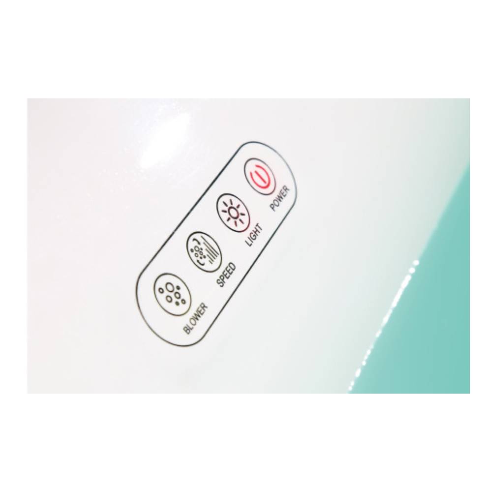 EAGO - 6 Foot White Free Standing Air Bubble Bathtub | AM2140 EAGO - 6 Foot White Free Standing Air Bubble Bathtub | AM2140