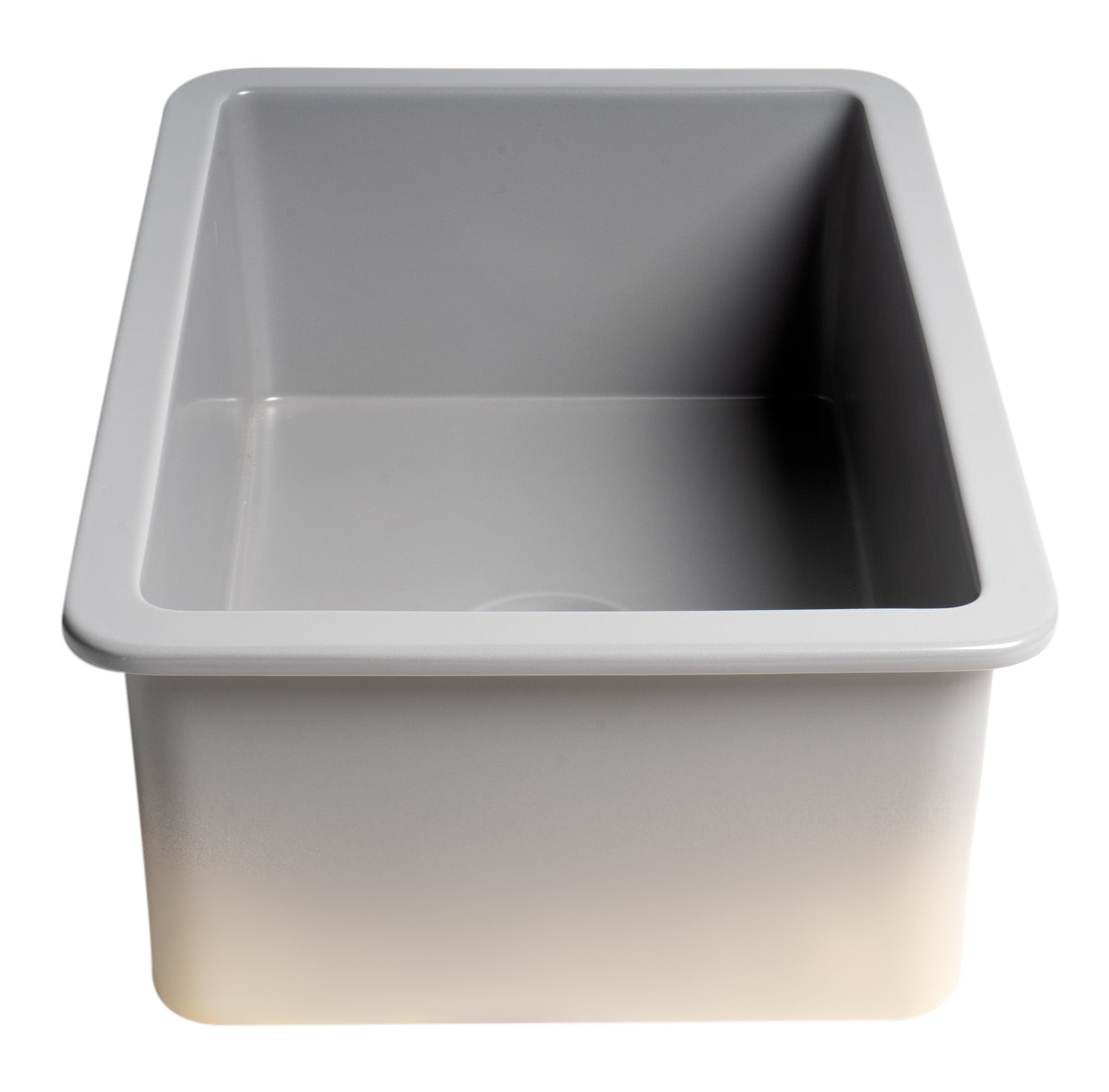 ALFI Brand - Gray Matte 27" x 18" Fireclay Undermount / Drop In Firelcay Kitchen Sink | ABF2718UD-GM ALFI Brand - Gray Matte 27" x 18" Fireclay Undermount / Drop In Firelcay Kitchen Sink | ABF2718UD-GM