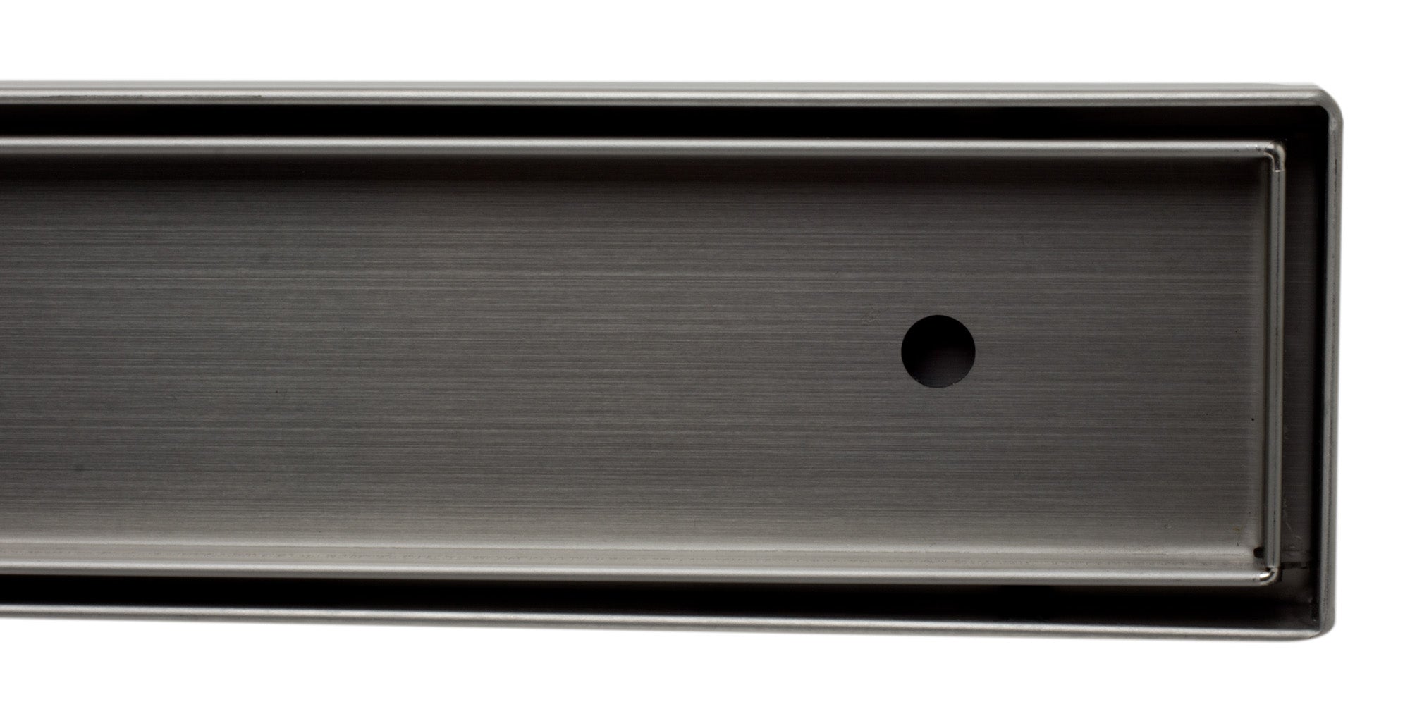 ALFI Brand - 24" Long Modern Stainless Steel Linear Shower Drain w/o Cover | ABLD24A ALFI Brand - 24" Long Modern Stainless Steel Linear Shower Drain w/o Cover | ABLD24A