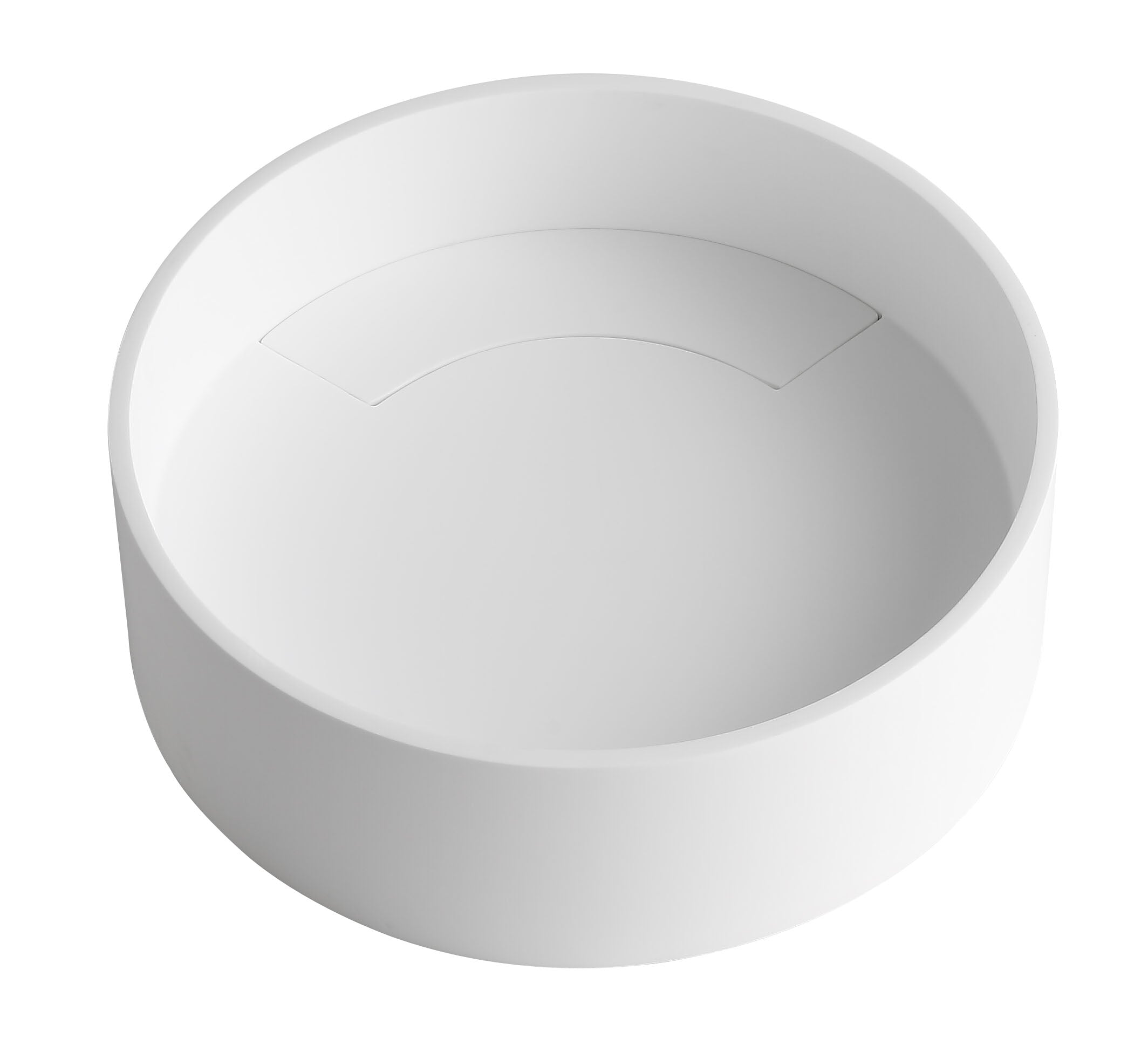 ALFI Brand - 15" Round White Matte Solid Surface Resin Sink | ABRS15R ALFI Brand - 15" Round White Matte Solid Surface Resin Sink | ABRS15R