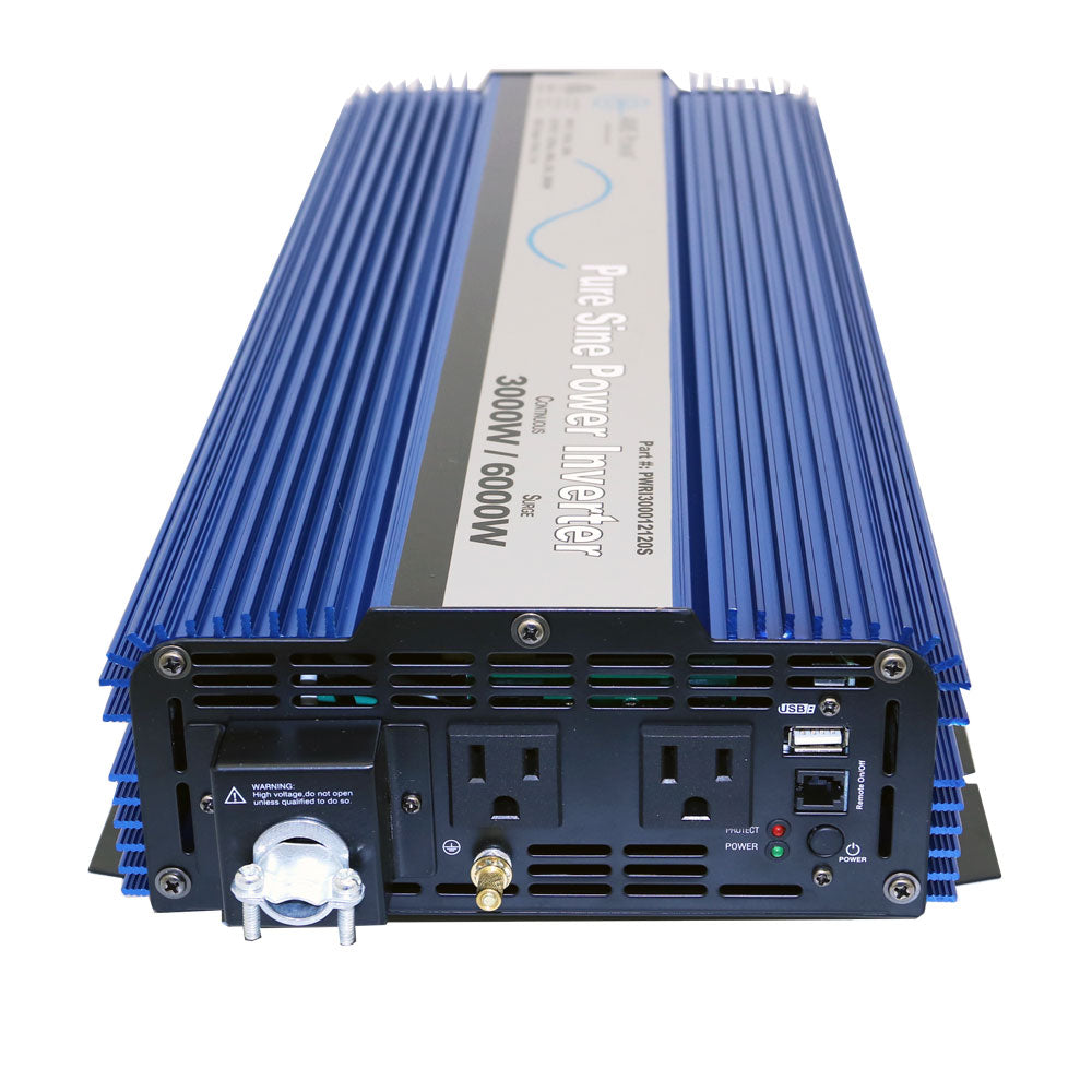 Aims Power - 3000 Watt Pure Sine Power Inverter Kit - KITPWRI300012S Aims Power - 3000 Watt Pure Sine Power Inverter Kit - KITPWRI300012S