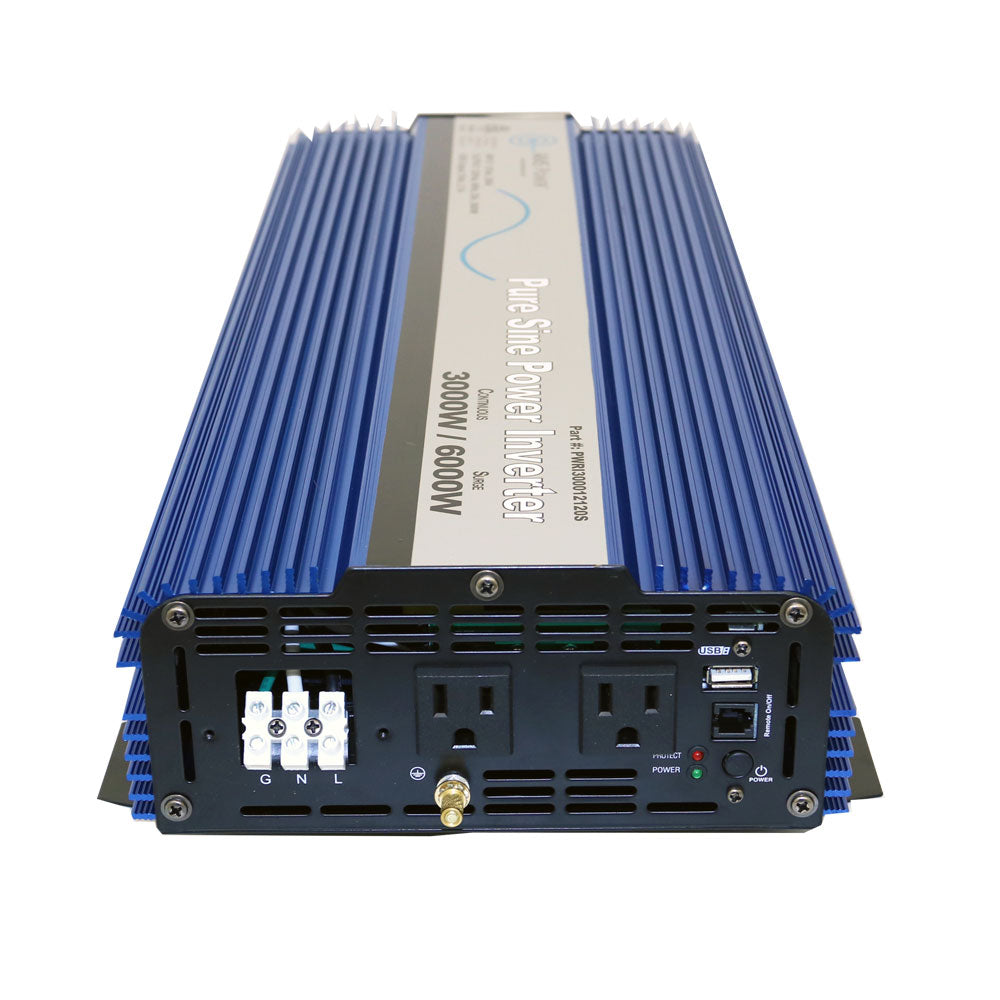 Aims Power - 3000 Watt Pure Sine Power Inverter Kit - KITPWRI300012S Aims Power - 3000 Watt Pure Sine Power Inverter Kit - KITPWRI300012S
