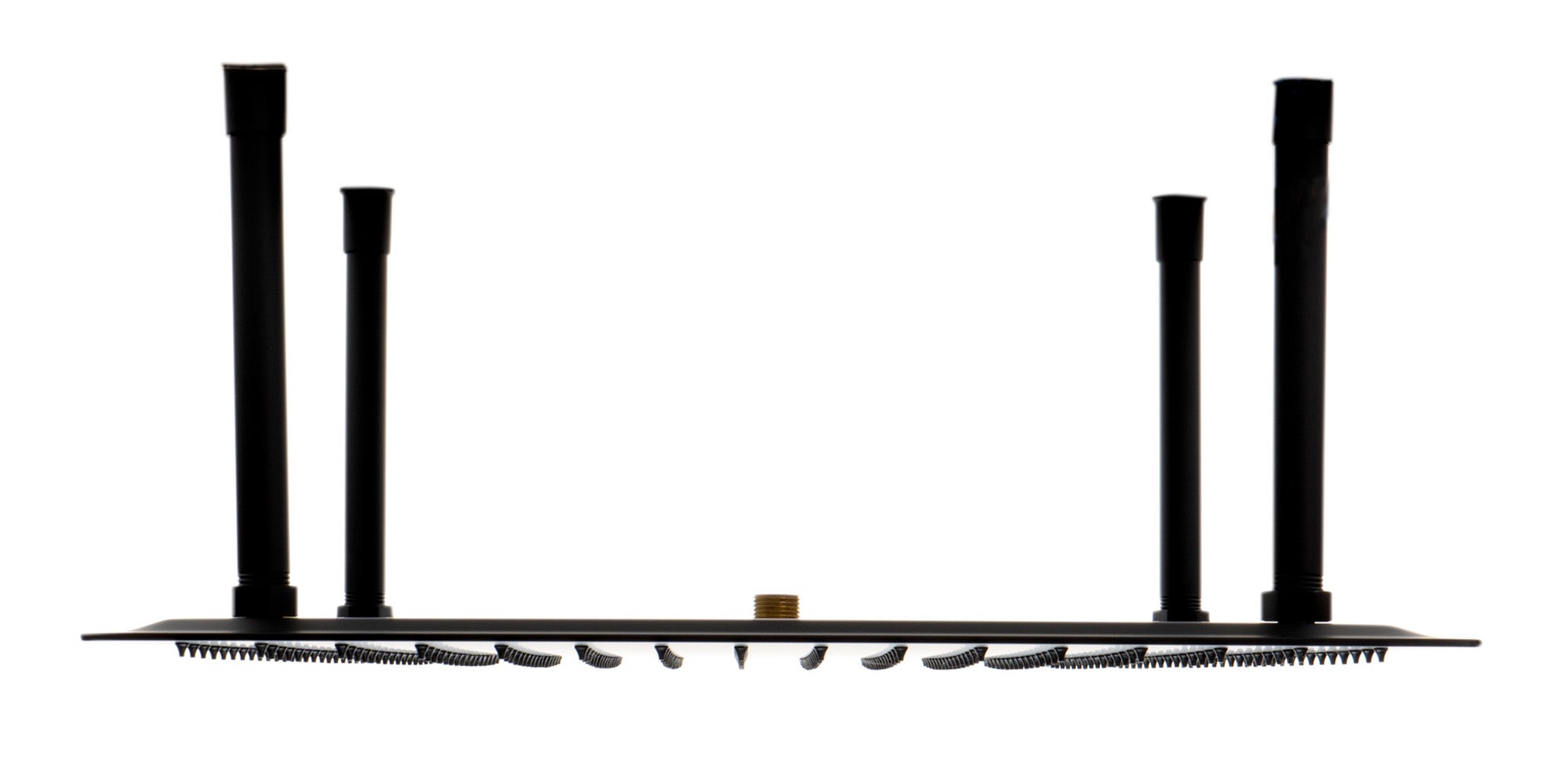 ALFI Brand - Matte Black Stainless Steel 20" Square Ultra-Thin Rain Shower Head | RAIN20S-BM ALFI Brand - Matte Black Stainless Steel 20" Square Ultra-Thin Rain Shower Head | RAIN20S-BM