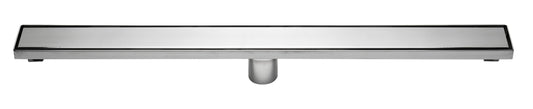 ALFI Brand - 32" Modern Polished Stainless Steel Linear Shower Drain with Solid Cover | ABLD32B-PSS