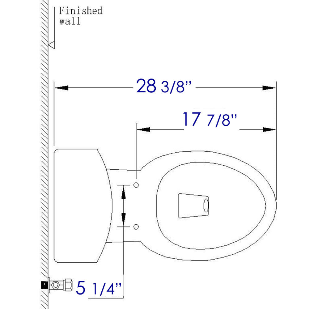 EAGO - Replacement Soft Closing Toilet Seat for TB364 | R-364SEAT EAGO - Replacement Soft Closing Toilet Seat for TB364 | R-364SEAT
