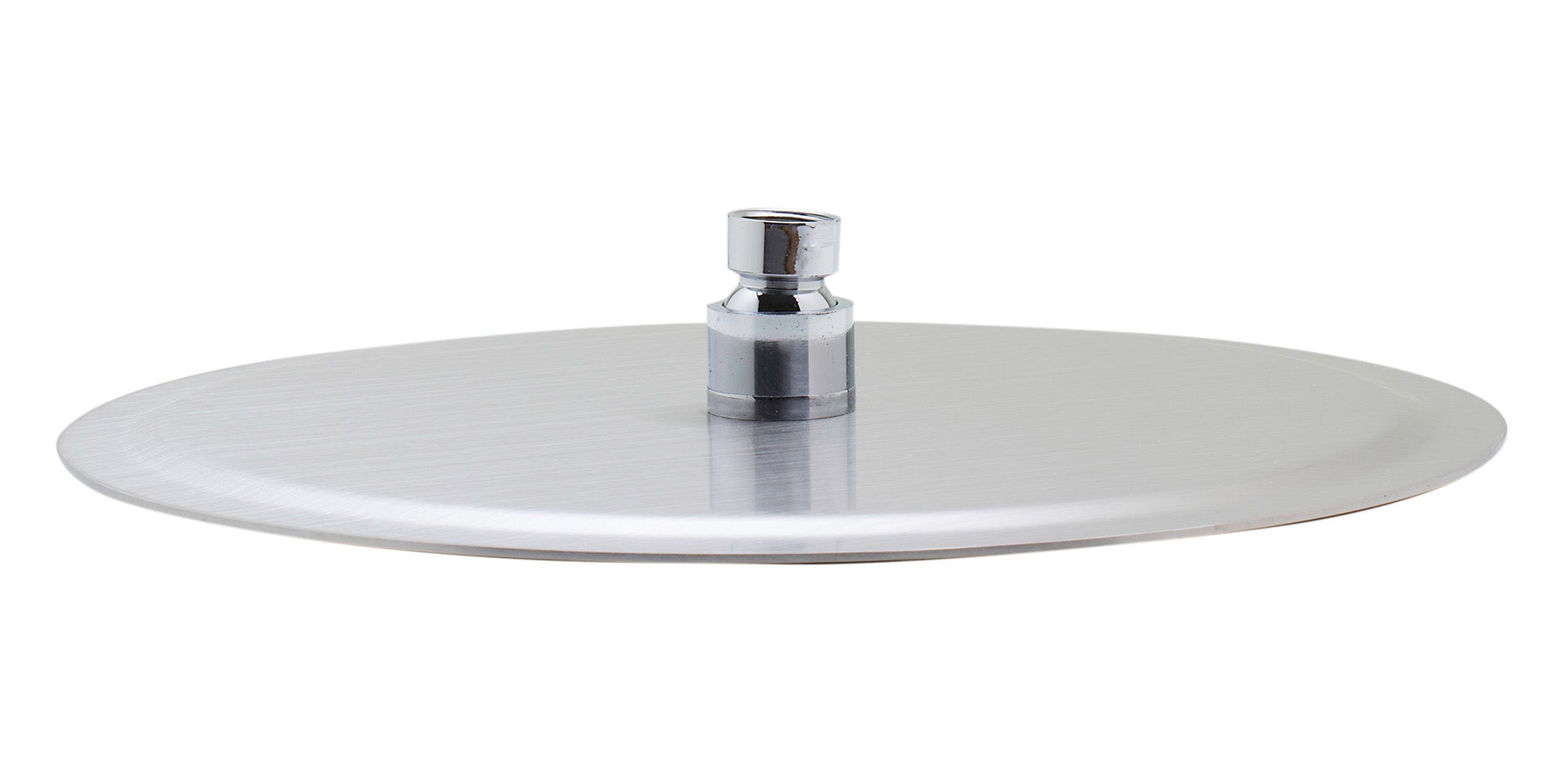 ALFI Brand - Solid Brushed Stainless Steel 12" Round Ultra Thin Rain Shower Head | RAIN12R-BSS ALFI Brand - Solid Brushed Stainless Steel 12" Round Ultra Thin Rain Shower Head | RAIN12R-BSS