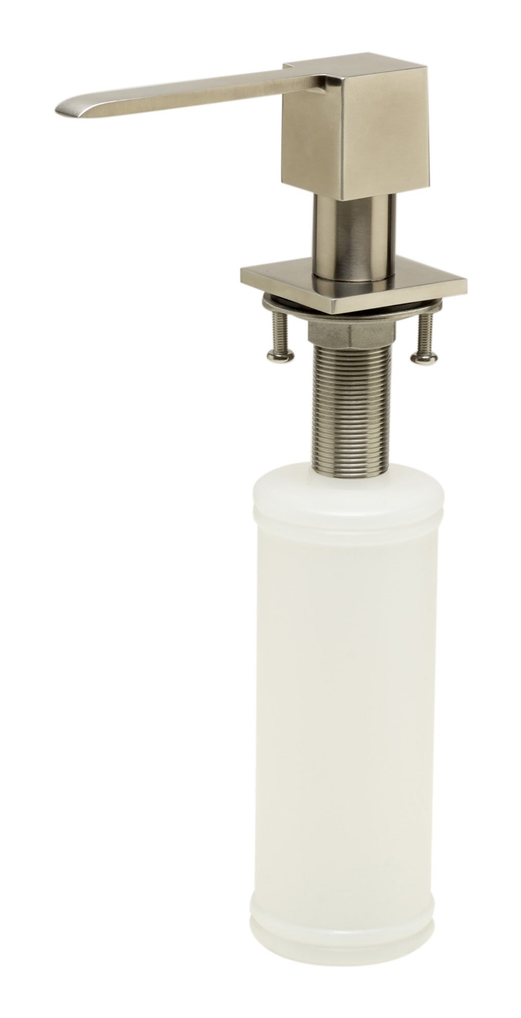 ALFI Brand - Modern Square Brushed Stainless Steel Soap Dispenser | AB5007-BSS ALFI Brand - Modern Square Brushed Stainless Steel Soap Dispenser | AB5007-BSS