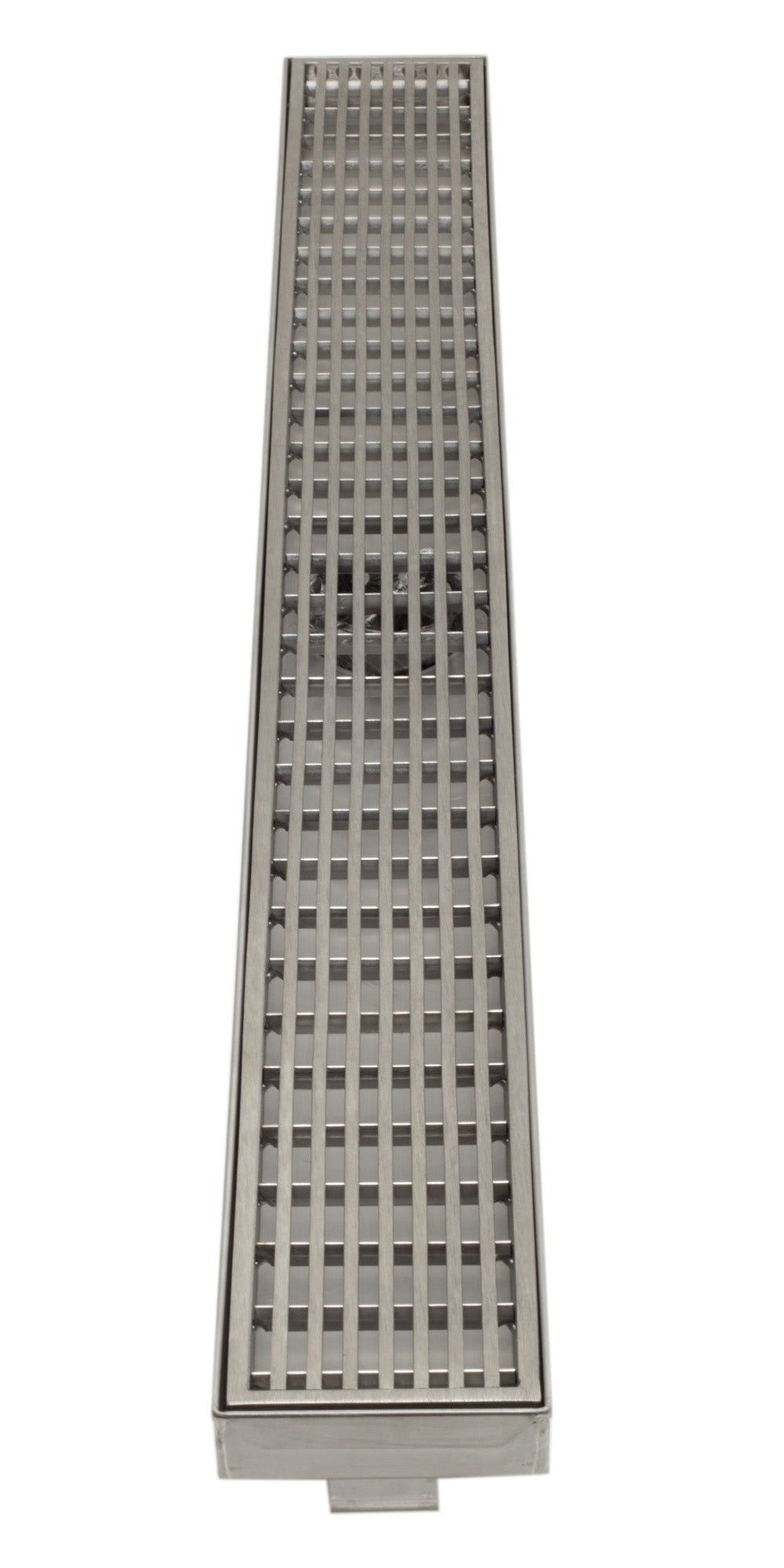 ALFI Brand - 32" Modern Stainless Steel Linear Shower Drain with Groove Lines | ABLD32D ALFI Brand - 32" Modern Stainless Steel Linear Shower Drain with Groove Lines | ABLD32D