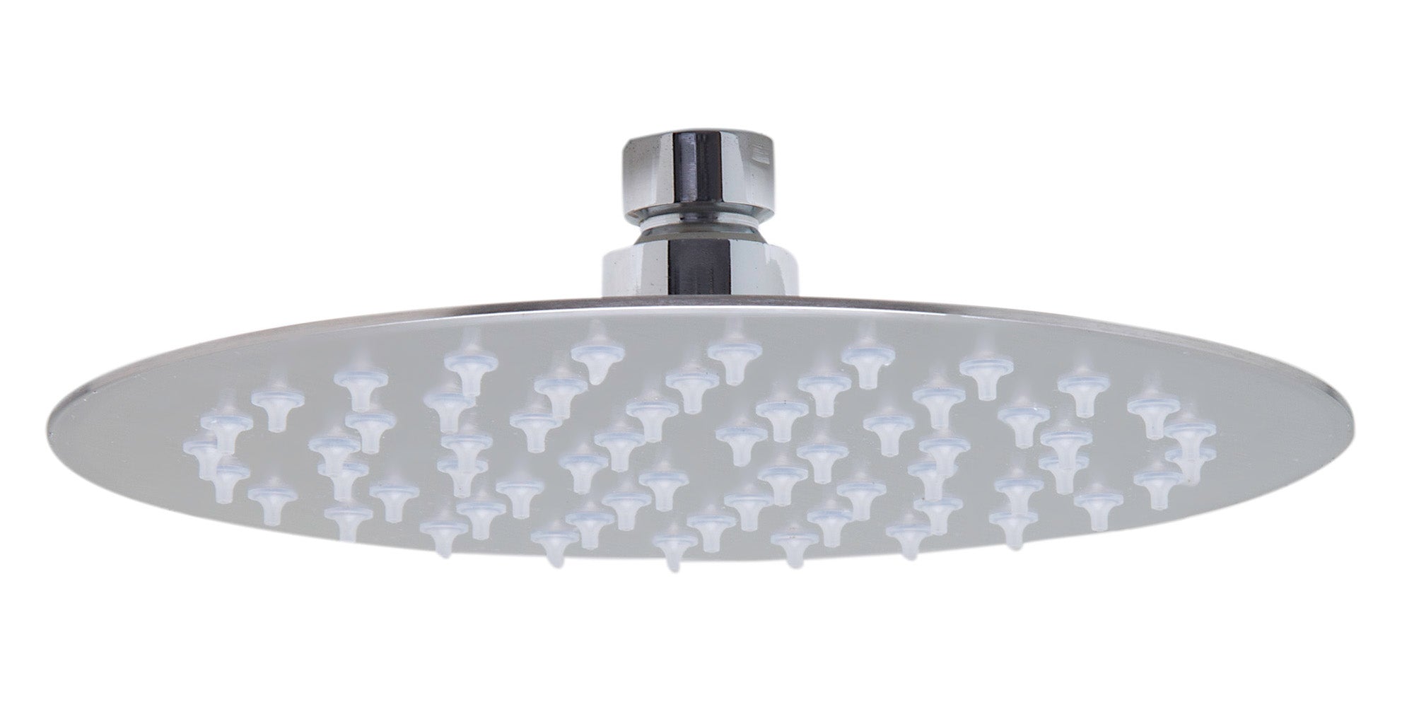 ALFI Brand - Solid Brushed Stainless Steel 8" Round Ultra Thin Rain Shower Head | RAIN8R-BSS ALFI Brand - Solid Brushed Stainless Steel 8" Round Ultra Thin Rain Shower Head | RAIN8R-BSS