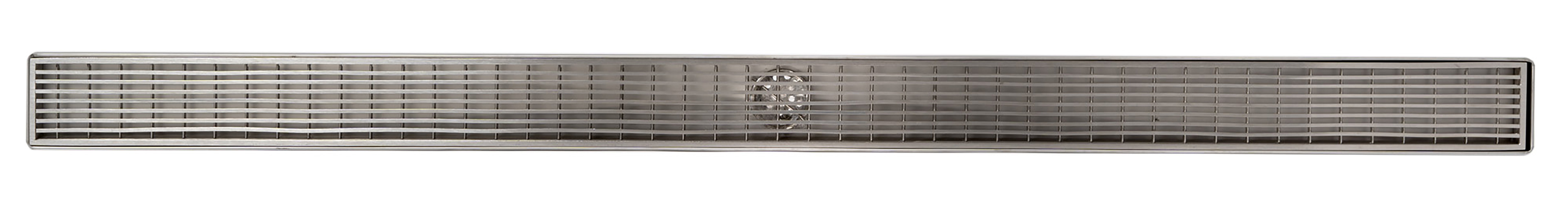 ALFI Brand - 47" Stainless Steel Linear Shower Drain with Groove Lines | ABLD47D ALFI Brand - 47" Stainless Steel Linear Shower Drain with Groove Lines | ABLD47D