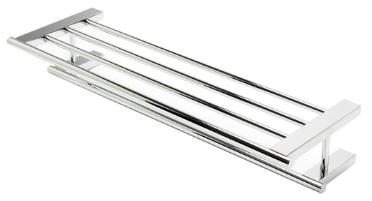 ALFI Brand - Polished Chrome 26 inch Towel Bar & Shelf Bathroom Accessory | AB9564-PC