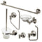 ALFI Brand - Brushed Nickel 6 Piece Matching Bathroom Accessory Set | AB9521-BN