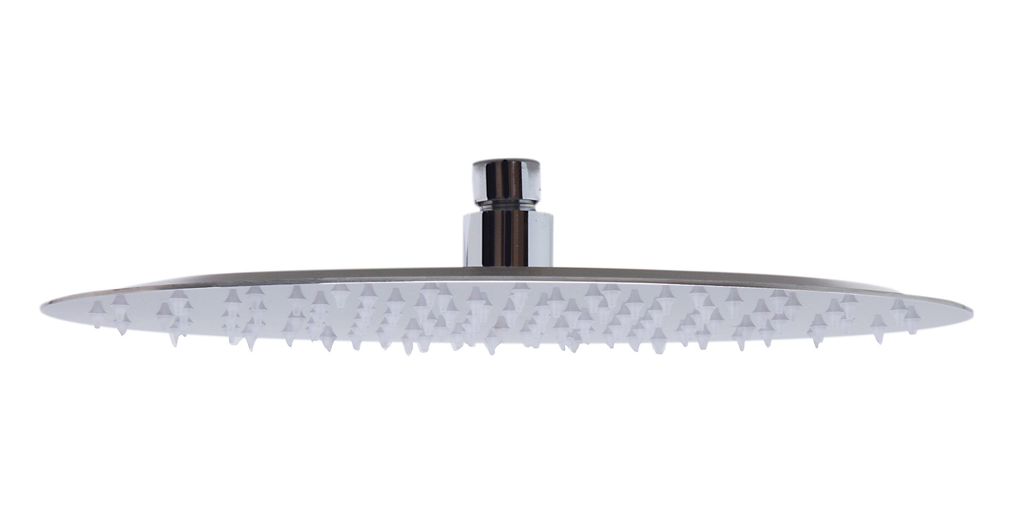 ALFI Brand - 12" Oval Brushed Solid Stainless Steel Ultra Thin Rain Shower Head | RAIN128-BSS ALFI Brand - 12" Oval Brushed Solid Stainless Steel Ultra Thin Rain Shower Head | RAIN128-BSS