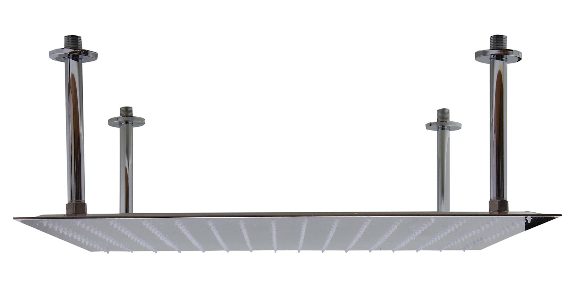 ALFI Brand - 24" Square Polished Solid Stainless Steel Ultra Thin Rain Shower Head | RAIN24S-PSS ALFI Brand - 24" Square Polished Solid Stainless Steel Ultra Thin Rain Shower Head | RAIN24S-PSS