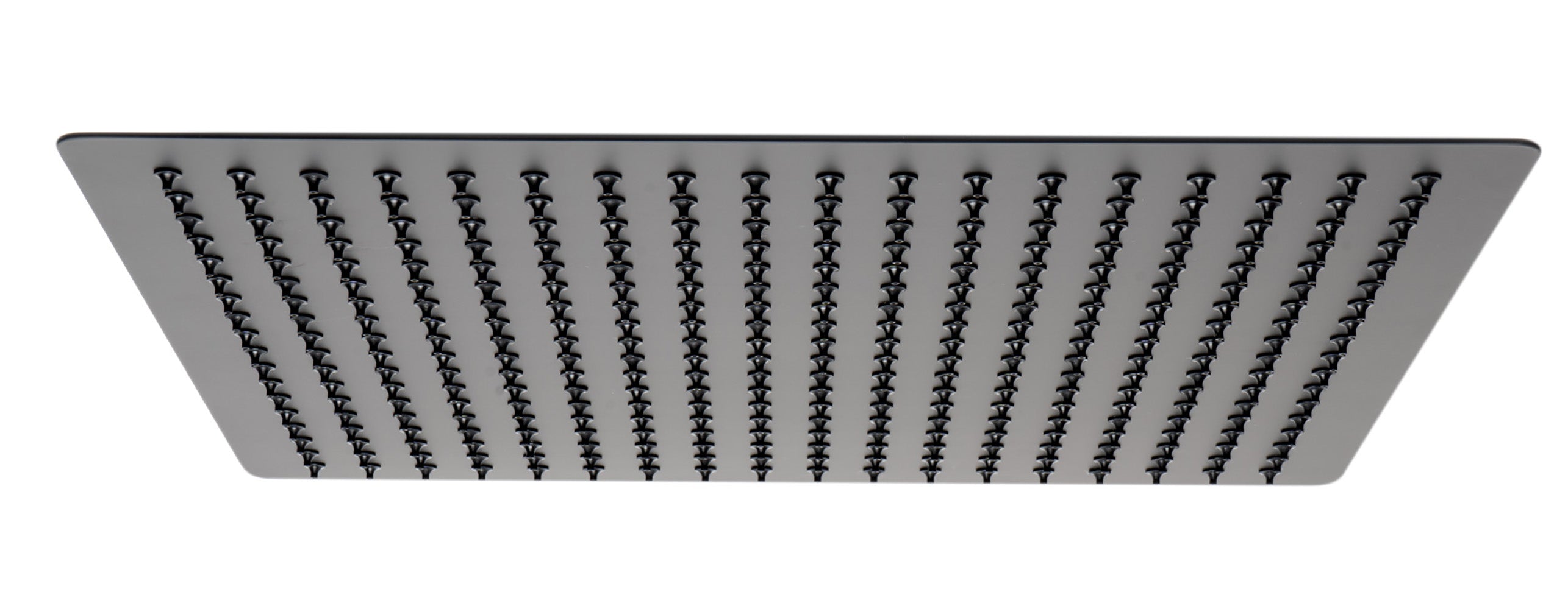 ALFI Brand - Matte Black Stainless Steel 16" Square Ultra-Thin Rain Shower Head | RAIN16S-BM ALFI Brand - Matte Black Stainless Steel 16" Square Ultra-Thin Rain Shower Head | RAIN16S-BM