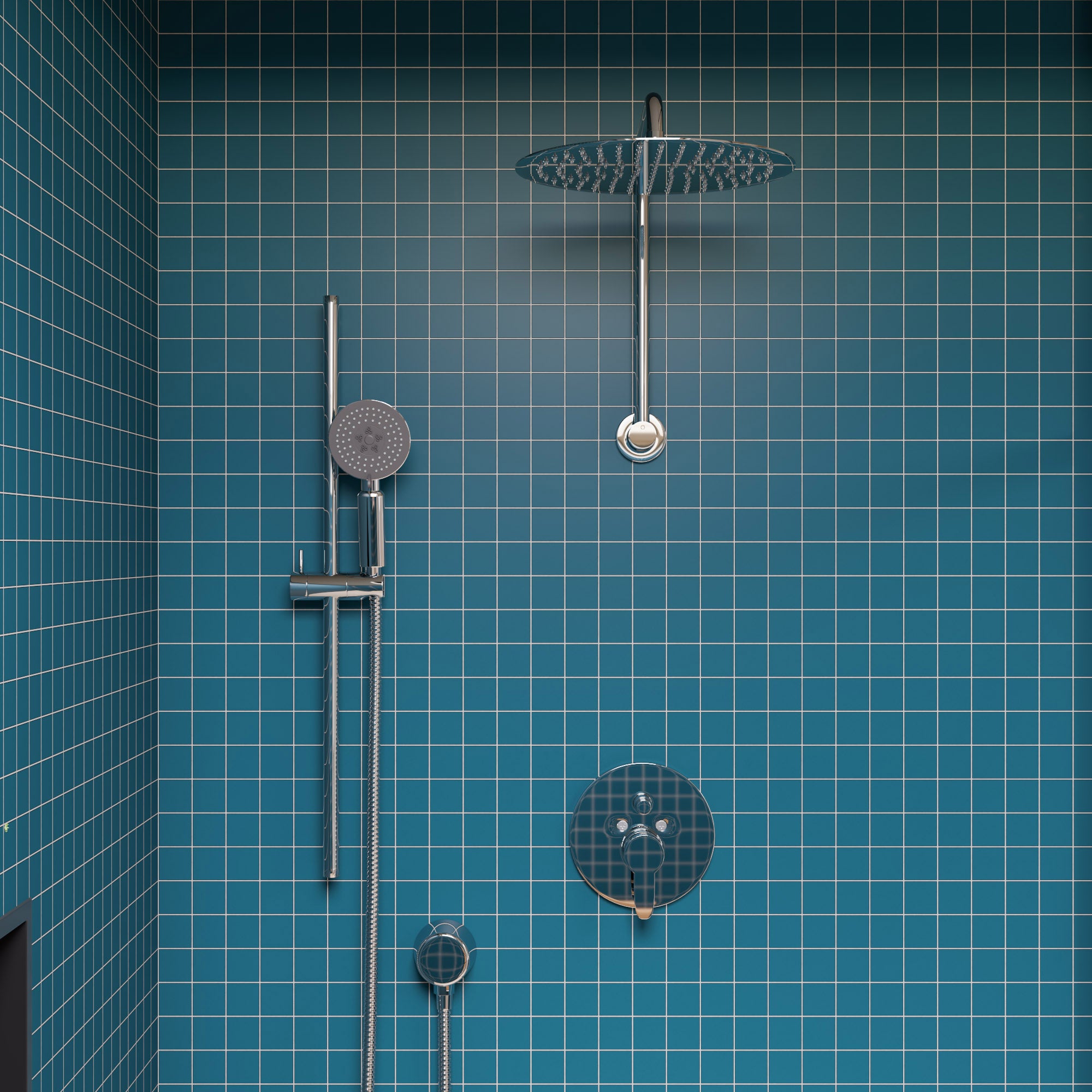 ALFI Brand - Solid Polished Stainless Steel 12" Round Ultra Thin Rain Shower Head | RAIN12R-PSS ALFI Brand - Solid Polished Stainless Steel 12" Round Ultra Thin Rain Shower Head | RAIN12R-PSS