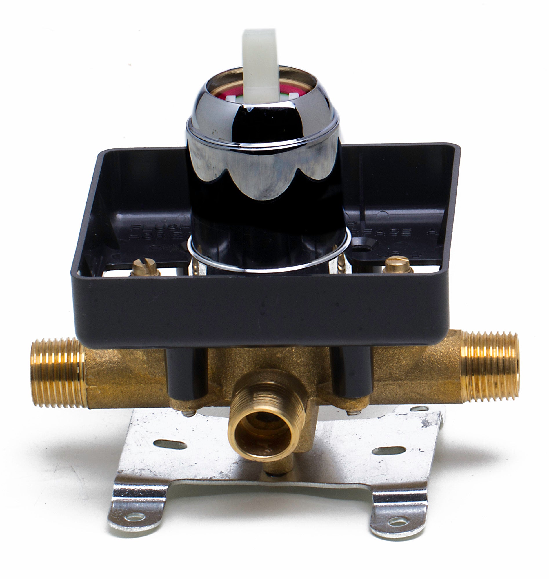 ALFI Brand - Brushed Nickel Shower Valve Mixer with Square Lever Handle | AB5501-BN ALFI Brand - Brushed Nickel Shower Valve Mixer with Square Lever Handle | AB5501-BN