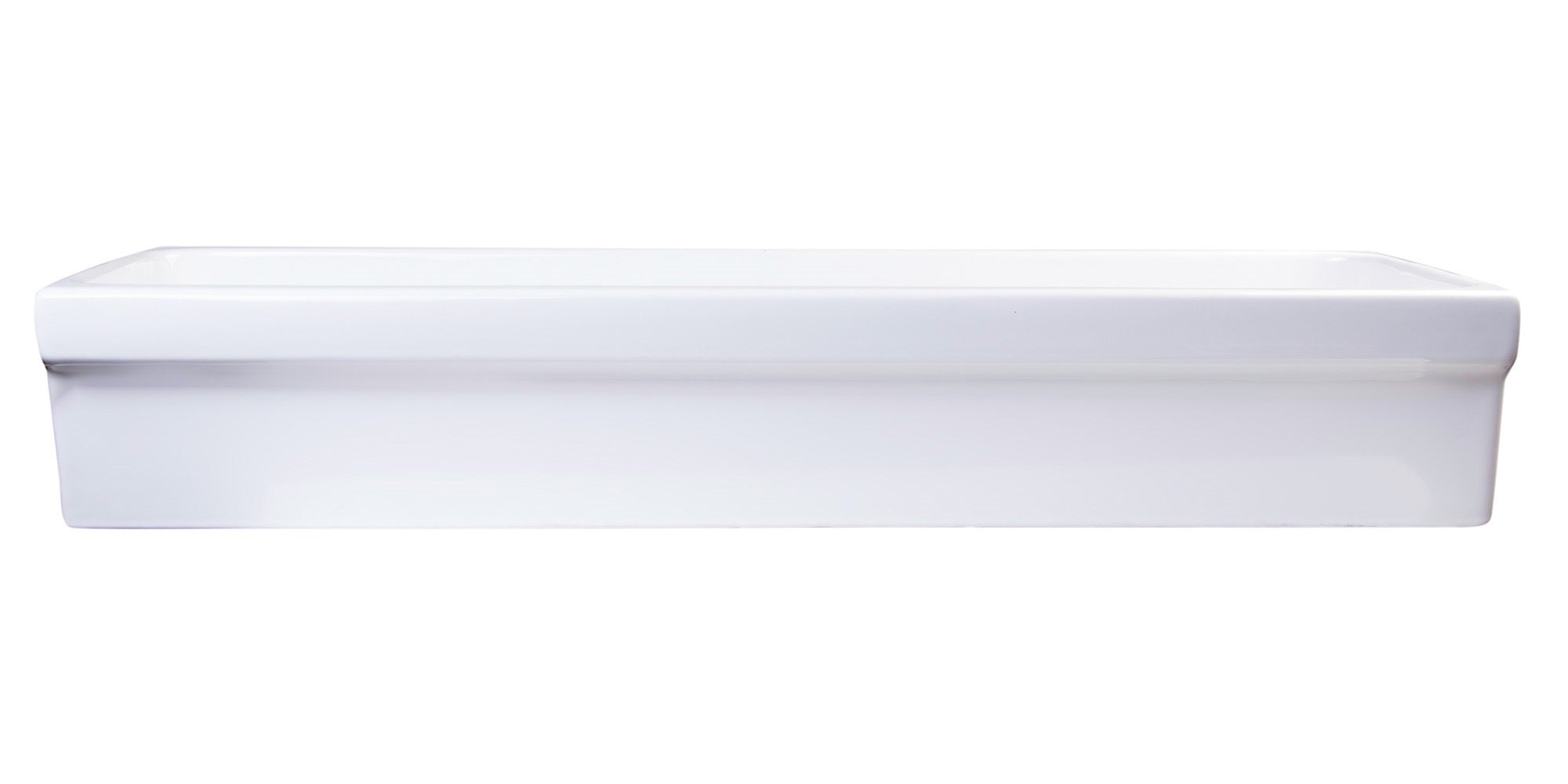 ALFI Brand - 48" White Above Mount Fireclay Bath Trough Sink | AB48TR ALFI Brand - 48" White Above Mount Fireclay Bath Trough Sink | AB48TR