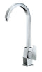 ALFI Brand - Polished Chrome Gooseneck Single Hole Bathroom Faucet | AB3470-PC