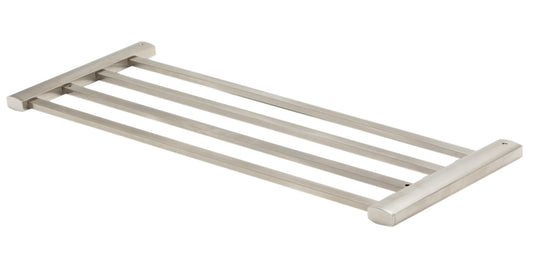 ALFI Brand - Brushed Nickel 24 inch Towel Bar & Shelf Bathroom Accessory | AB9539-BN