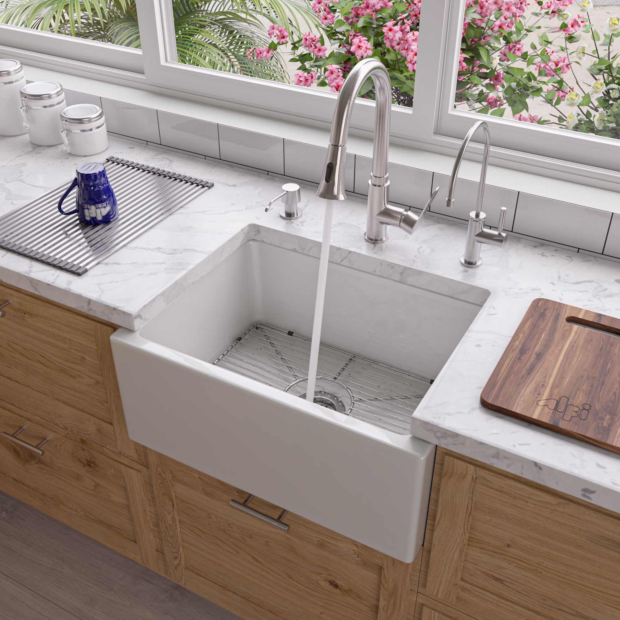 ALFI Brand - Stainless steel kitchen sink grid for AB2418SB, AB2418ARCH, AB2418UM | ABGR2418 ALFI Brand - Stainless steel kitchen sink grid for AB2418SB, AB2418ARCH, AB2418UM | ABGR2418