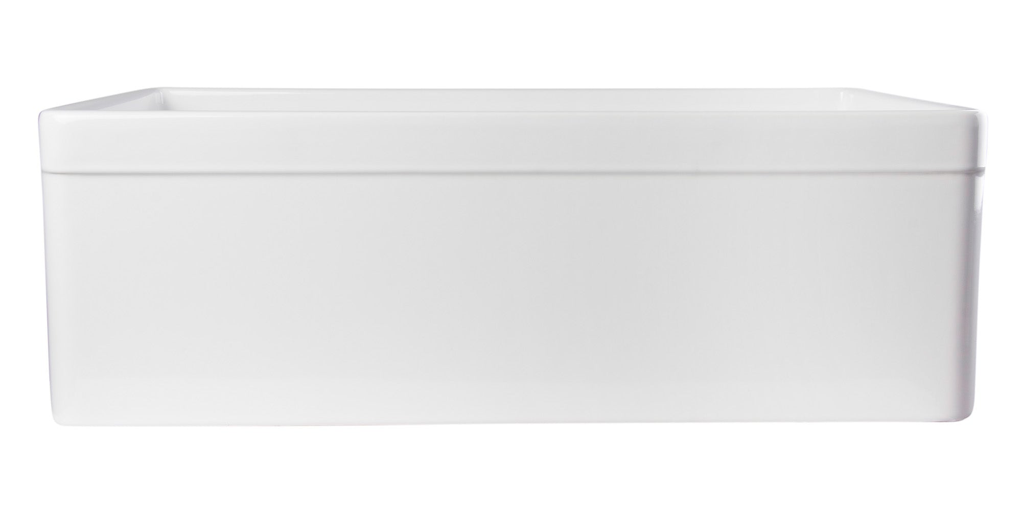 ALFI Brand - White 30" Decorative Lip Apron Single Bowl Fireclay Farmhouse Kitchen Sink | AB511-W ALFI Brand - White 30" Decorative Lip Apron Single Bowl Fireclay Farmhouse Kitchen Sink | AB511-W