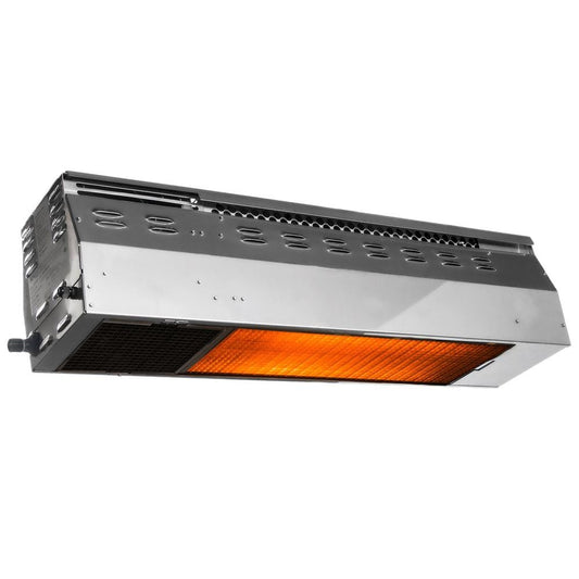 Schwank Commercial Mounted Gas Heaters Schwank MO-2152-SN Natural Gas Stainless Steel 2 Stage Outdoor Patio Heater - 50,000 BTU