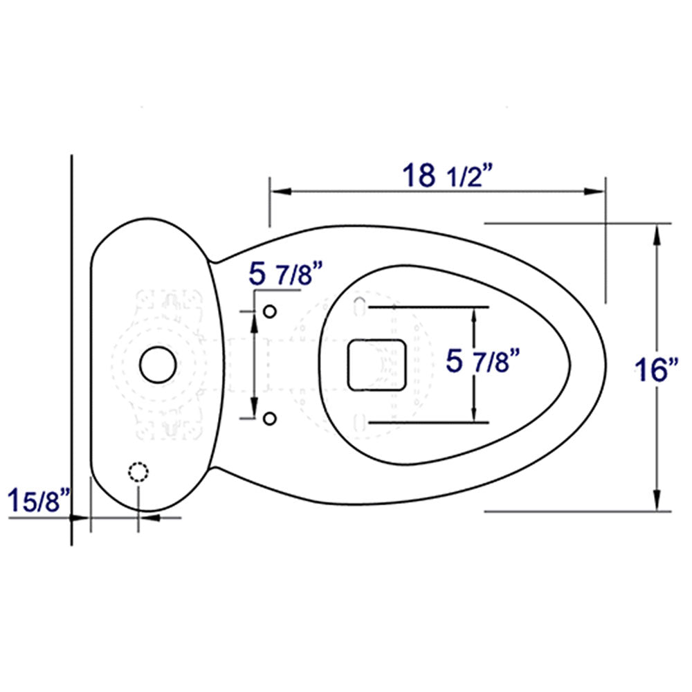 EAGO - Replacement Soft Closing Toilet Seat for TB309 | R-309SEAT EAGO - Replacement Soft Closing Toilet Seat for TB309 | R-309SEAT