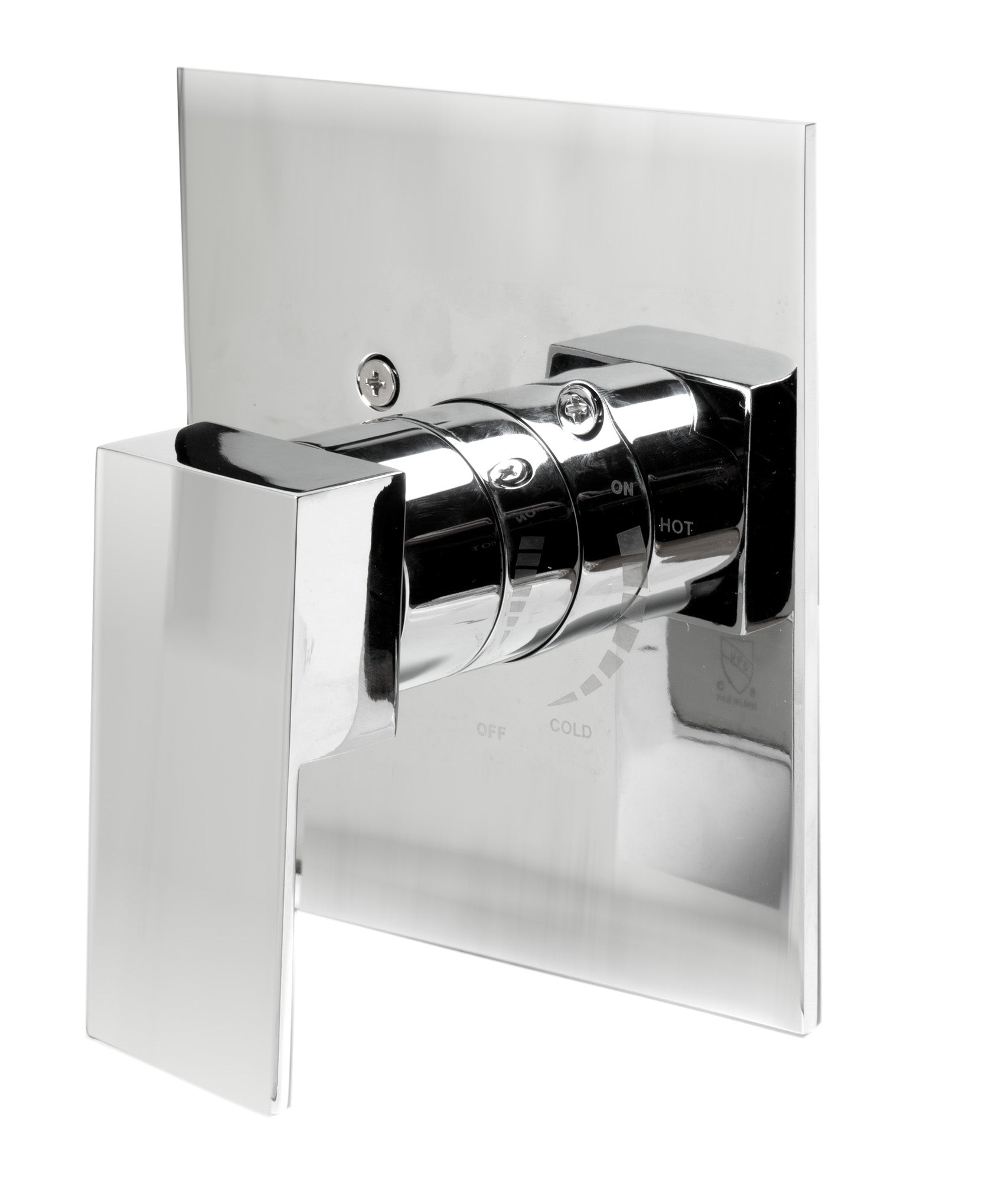 ALFI Brand - Polished Chrome Modern Square Pressure Balanced Shower Mixer | AB6701-PC ALFI Brand - Polished Chrome Modern Square Pressure Balanced Shower Mixer | AB6701-PC