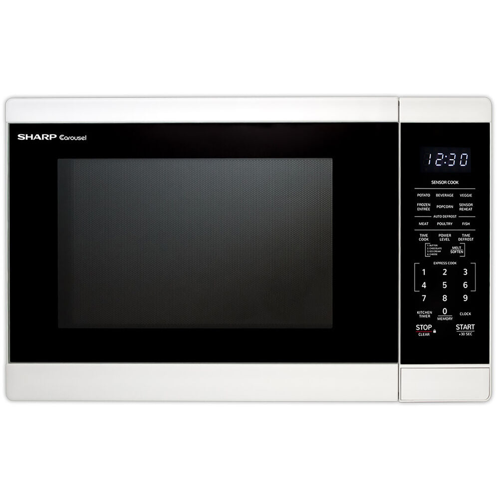 Sharp - 1.4 CF Countertop Microwave OvenMicrowaves - SMC1461HW Sharp - 1.4 CF Countertop Microwave OvenMicrowaves - SMC1461HW