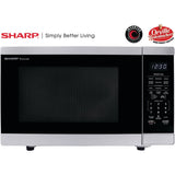 Sharp - 1.4 CF Countertop Microwave Oven, Orville Redenbacher's CertifiedMicrowaves - SMC1464HS Sharp - 1.4 CF Countertop Microwave Oven, Orville Redenbacher's CertifiedMicrowaves - SMC1464HS