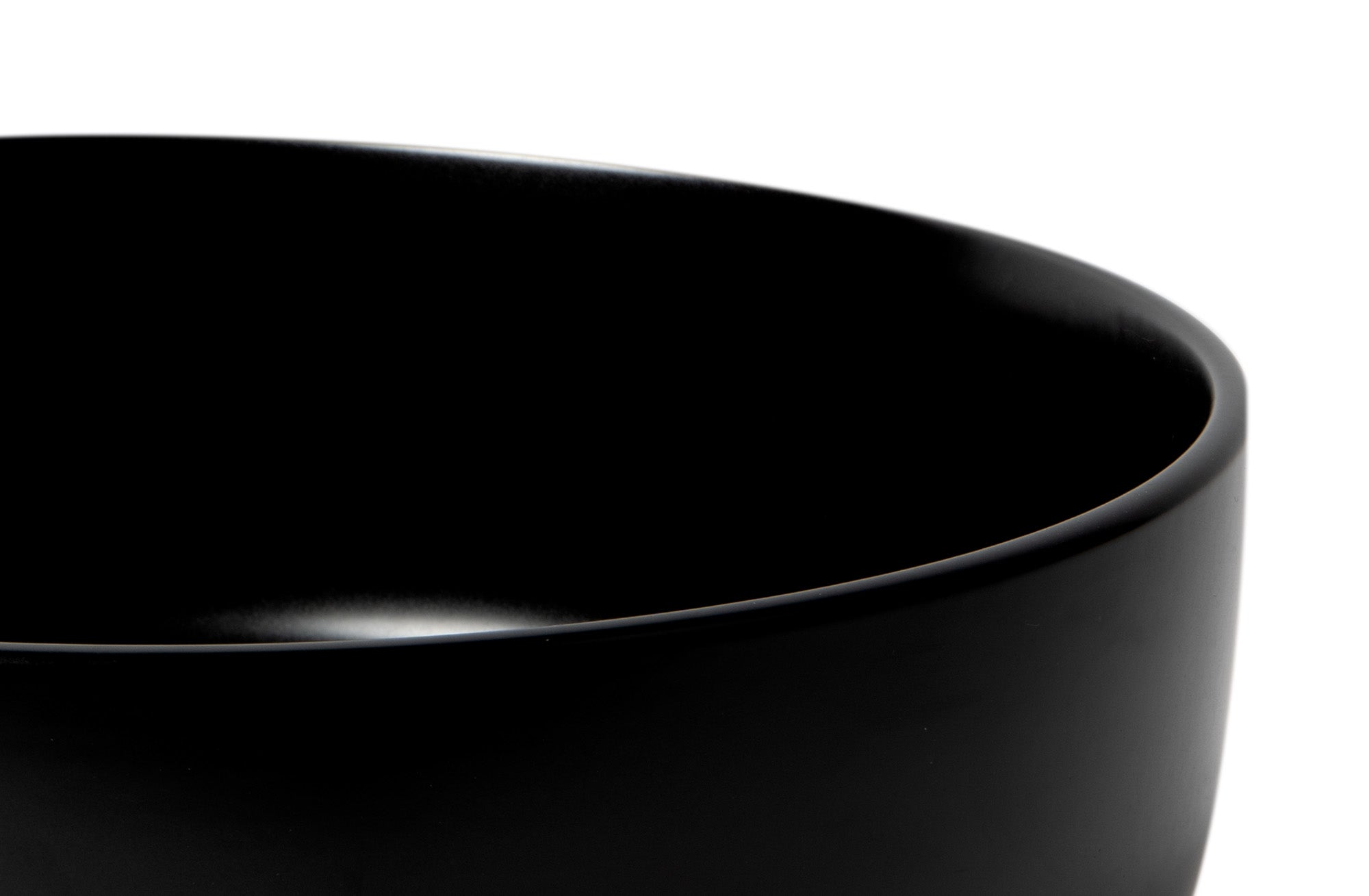 ALFI Brand - Black Matte 15" Round Above Mount Ceramic Sink | ABC907-BM ALFI Brand - Black Matte 15" Round Above Mount Ceramic Sink | ABC907-BM