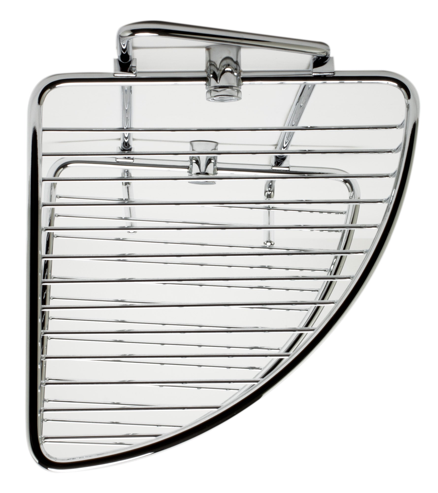 ALFI Brand - Polished Chrome Corner Mounted Double Basket Shower Shelf Bathroom Accessory | AB9532 ALFI Brand - Polished Chrome Corner Mounted Double Basket Shower Shelf Bathroom Accessory | AB9532