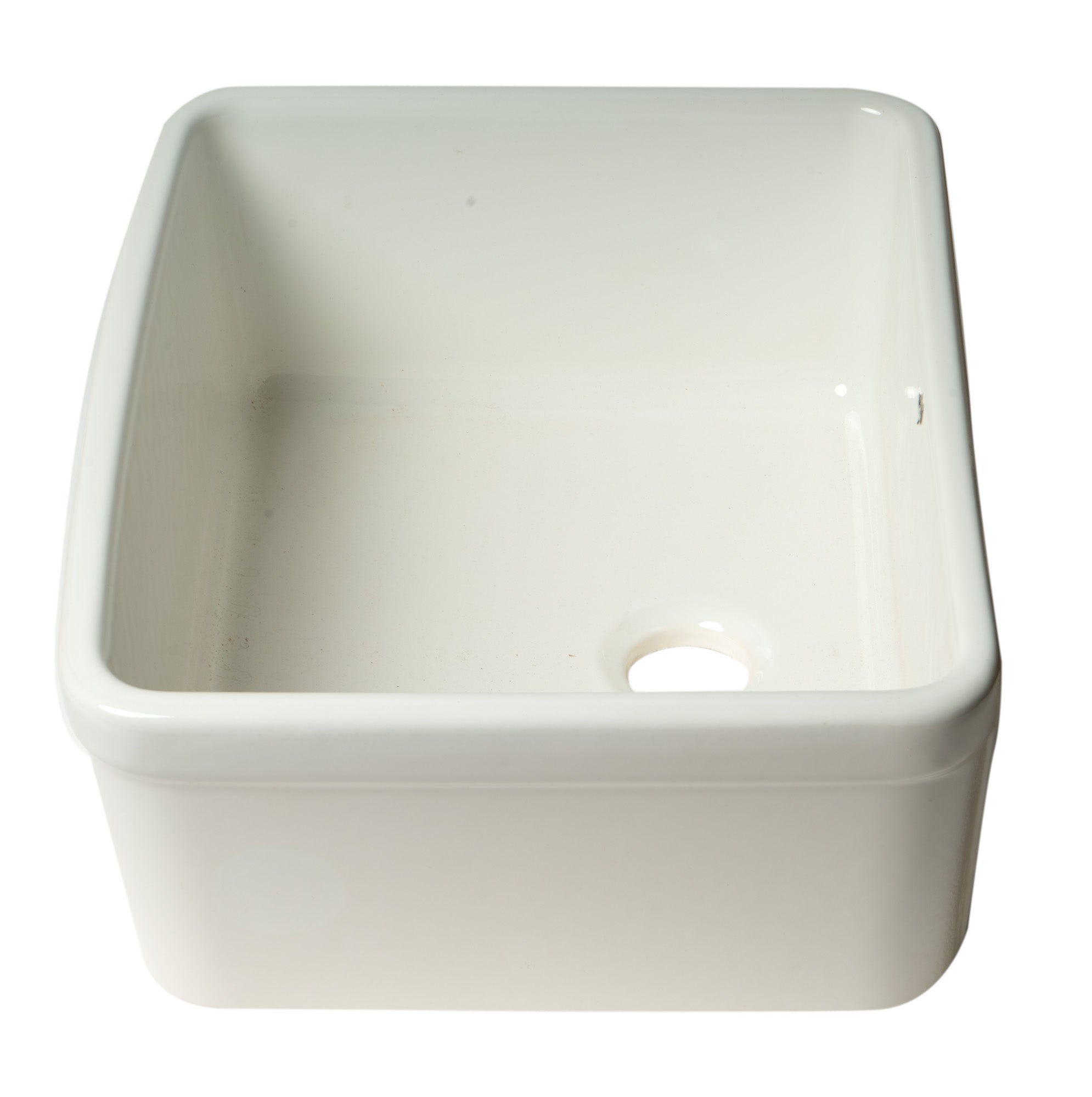 ALFI Brand - White 20" Single Bowl Apron Fireclay Farmhouse Kitchen Sink | AB507 ALFI Brand - White 20" Single Bowl Apron Fireclay Farmhouse Kitchen Sink | AB507