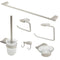 ALFI Brand - Brushed Nickel 6 Piece Matching Bathroom Accessory Set | AB9515-BN