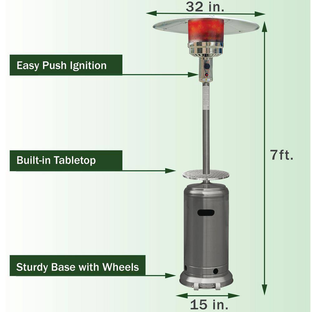Hanover Umbrella Patio Heater H003SS Hanover Umbrella Patio Heater H003SS