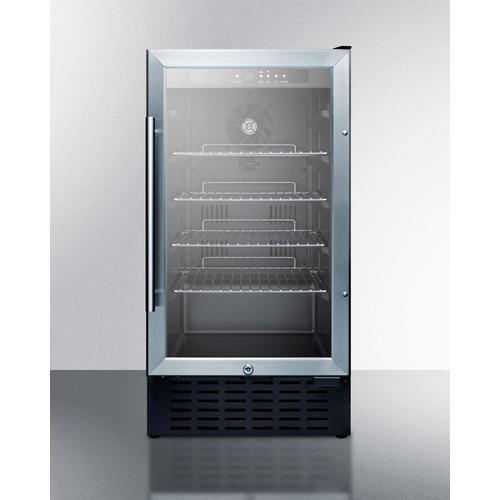 Summit 15" Undercounter Beverage Center 15 Inch Built-in Beverage Center with 2.45 cu. ft. Capacity, 3 Adjustable Chrome Shelves, LED Lighting, Digital Thermostat, Door Lock, ADA Compliant, Sabbath Mode, Automatic Defrost and Approval for Commercial Use: Stainless Steel Cabinet Finish Summit 15" Undercounter Beverage Center 15 Inch Built-in Beverage Center with 2.45 cu. ft. Capacity, 3 Adjustable Chrome Shelves, LED Lighting, Digital Thermostat, Door Lock, ADA Compliant, Sabbath Mode, Automatic Defrost and Approval for Commercial Use: Stainless Steel Cabinet Finish