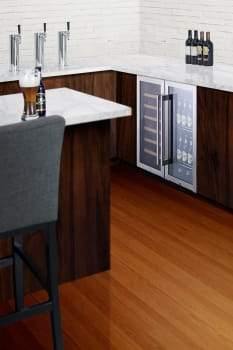 Summit 15" Undercounter Beverage Center 15 Inch Built-in Beverage Center with 2.45 cu. ft. Capacity, 3 Adjustable Chrome Shelves, LED Lighting, Digital Thermostat, Door Lock, ADA Compliant, Sabbath Mode, Automatic Defrost and Approval for Commercial Use: Stainless Steel Cabinet Finish Summit 15" Undercounter Beverage Center 15 Inch Built-in Beverage Center with 2.45 cu. ft. Capacity, 3 Adjustable Chrome Shelves, LED Lighting, Digital Thermostat, Door Lock, ADA Compliant, Sabbath Mode, Automatic Defrost and Approval for Commercial Use: Stainless Steel Cabinet Finish