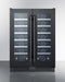 Summit 24" French Door WineCellar 24" Wide Built-In Wine Cellar