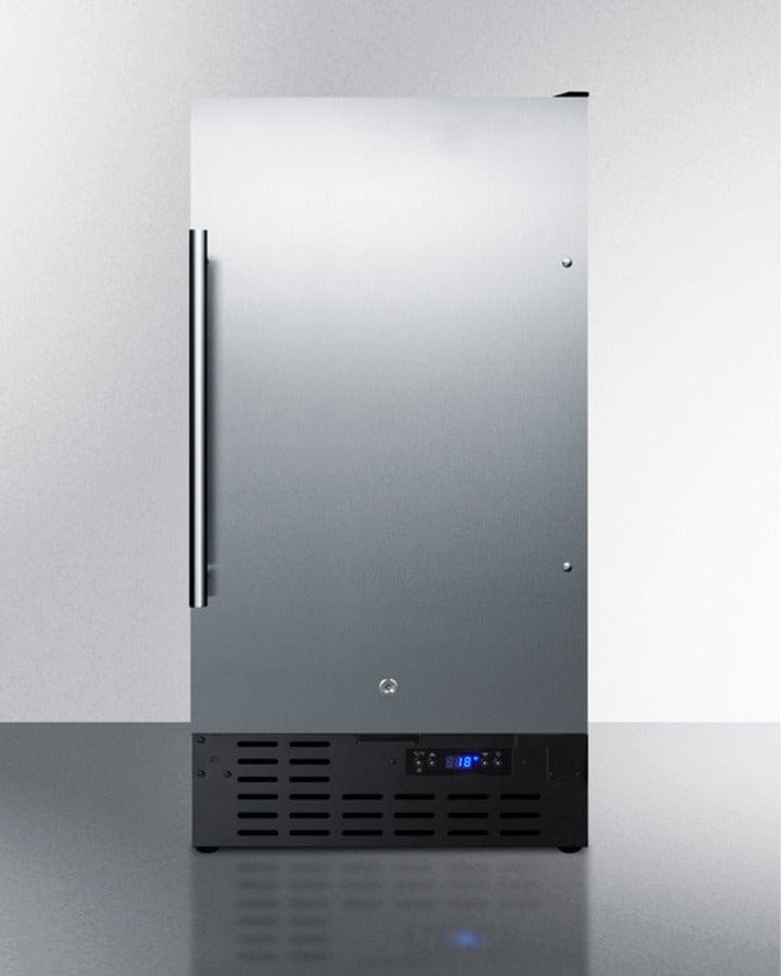 Summit All-Freezer 18" Built-In All-Freezer Upright Freezer, Stainless-Steel Summit All-Freezer 18" Built-In All-Freezer Upright Freezer, Stainless-Steel