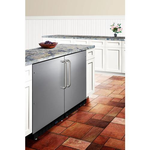 Summit All-Freezer 2.68 cu. ft. Manual Defrost Upright Freezer in Stainless Steel, ADA Compliant Summit All-Freezer 2.68 cu. ft. Manual Defrost Upright Freezer in Stainless Steel, ADA Compliant