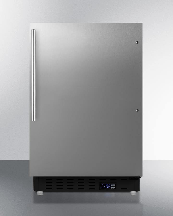 Summit All-Freezer 20" 2.68 cu.ft. Stainless Steel All-Freezer - ADA Compliant Summit All-Freezer 20" 2.68 cu.ft. Stainless Steel All-Freezer - ADA Compliant